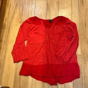 Anthropologie left of center tunic